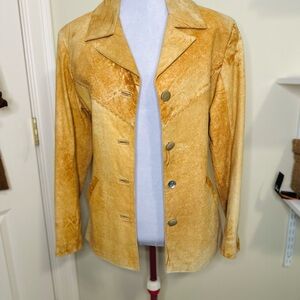 Stephen’s Tan Suede Blazer western size medium